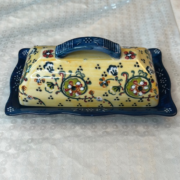 Anthropologie Dining Anthropologie Lyna Covered Butter Dish Poshmark